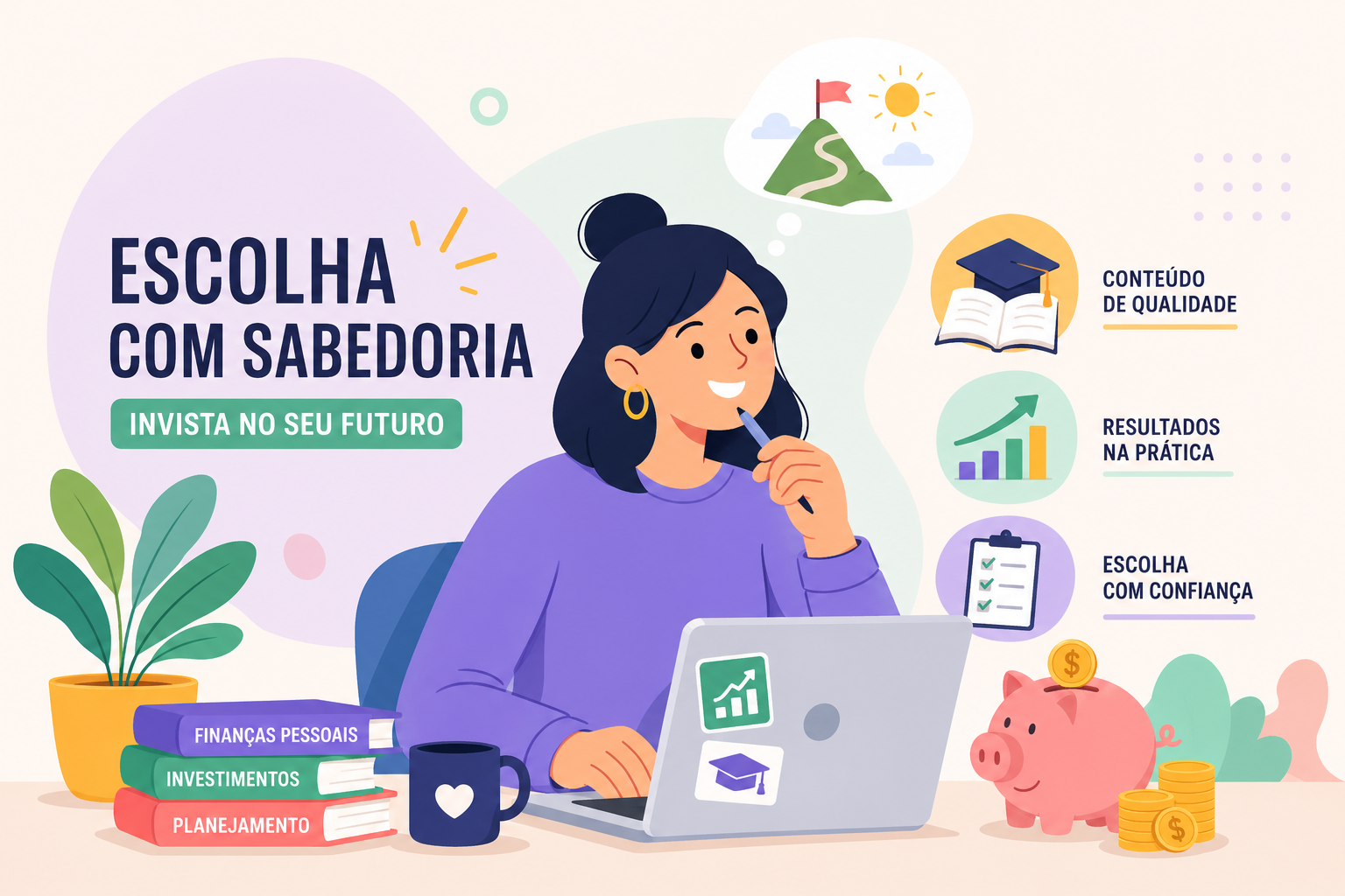 como escolher o melhor curso de finanas pessoais em 2026