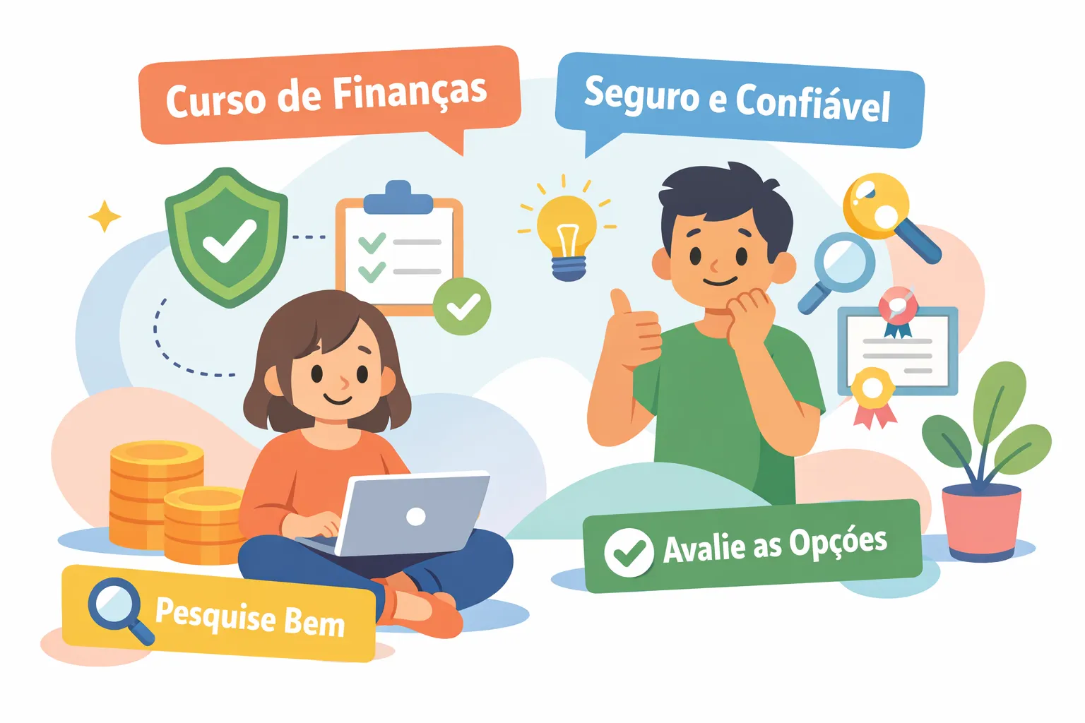 como escolher um curso de finanas pessoais confivel