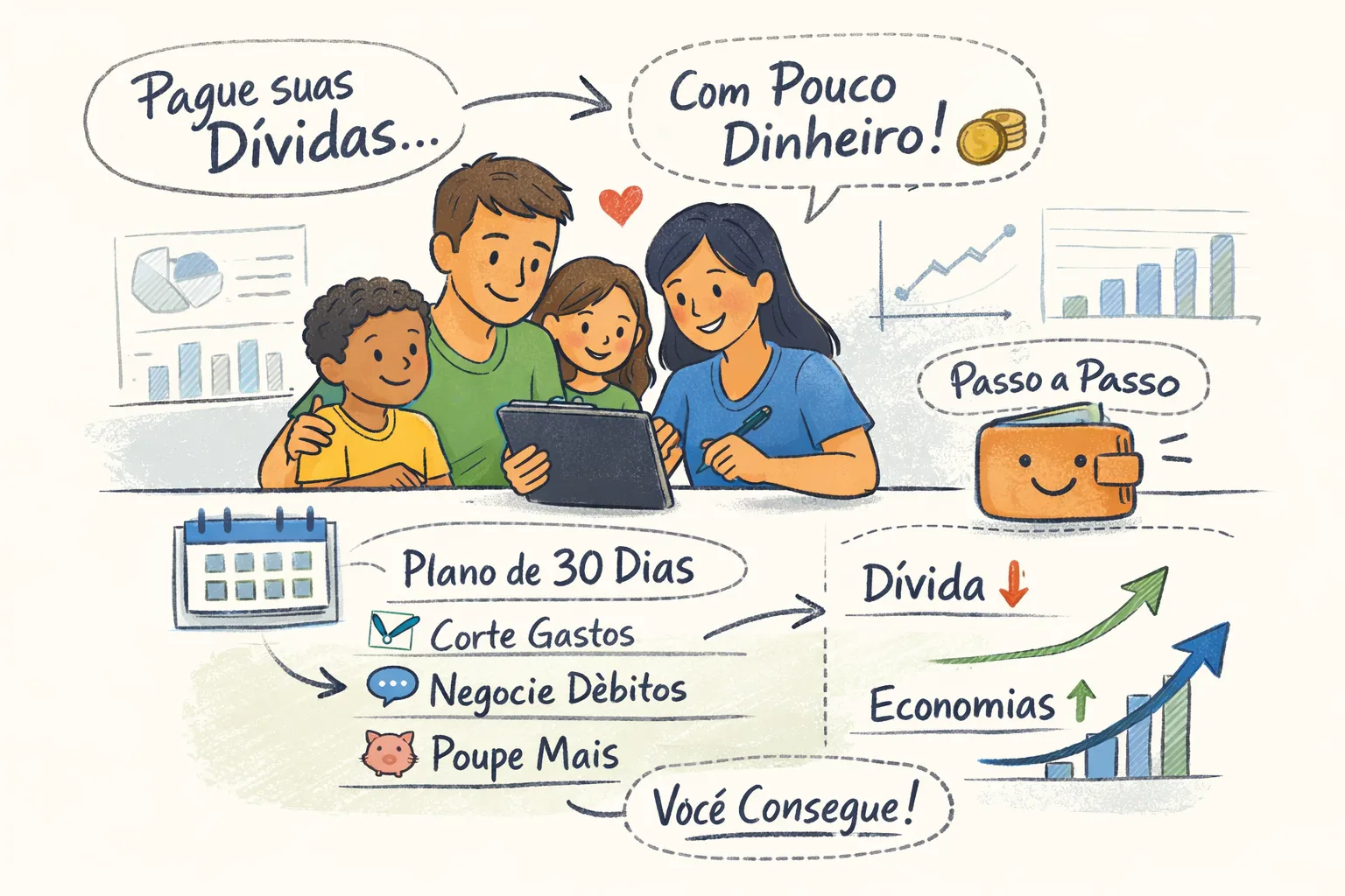 como quitar dvidas com pouco dinheiro plano de 30 dias