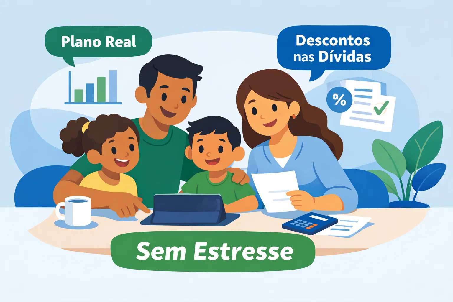 como quitar dvidas plano real com descontos e sem estresse
