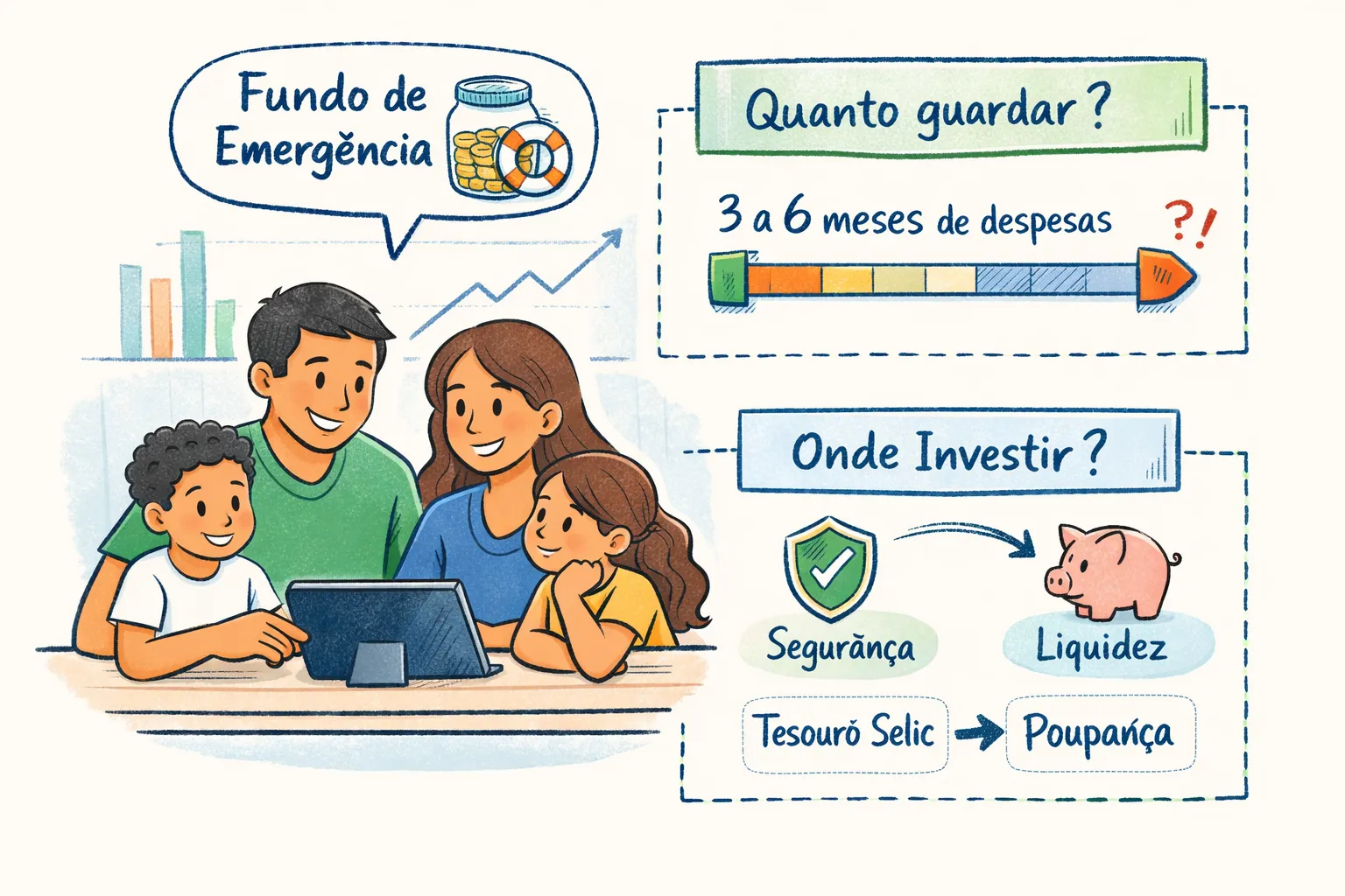 fundo de emergncia quanto guardar e onde investir