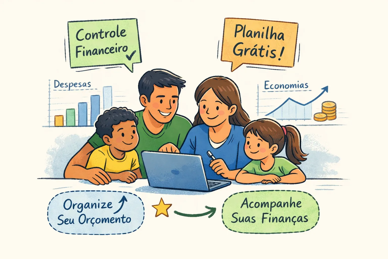 melhor planilha de controle financeiro mensal grtis