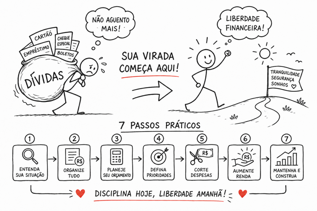 sair das dvidas 7 passos prticos para brasileiros