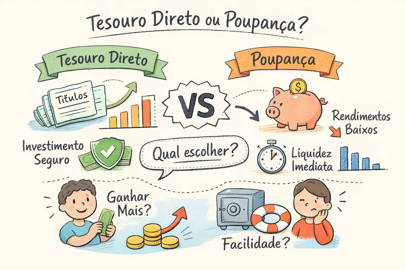 tesouro direto ou poupana saiba a diferena