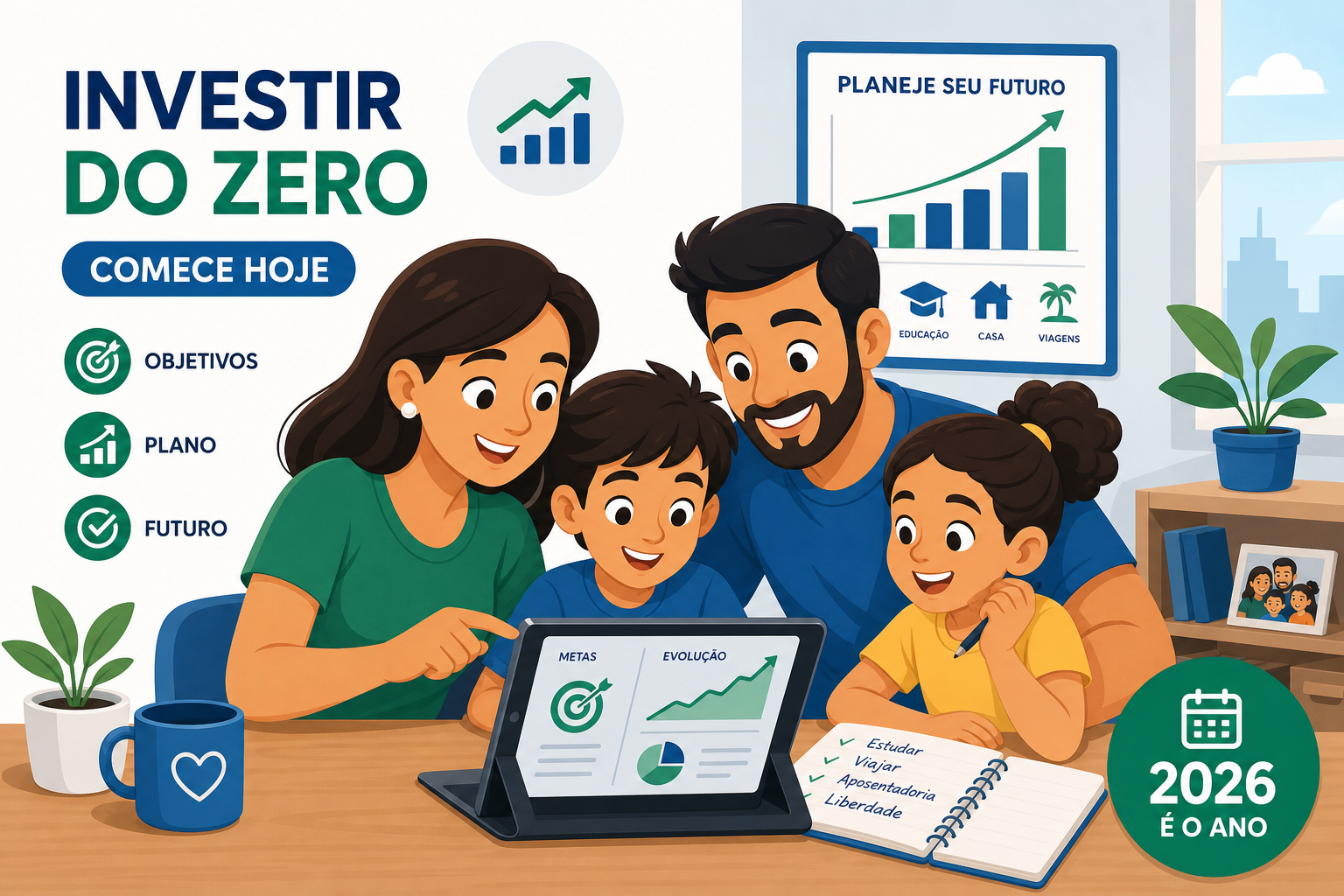 como comear a investir no brasil do zero em 2026