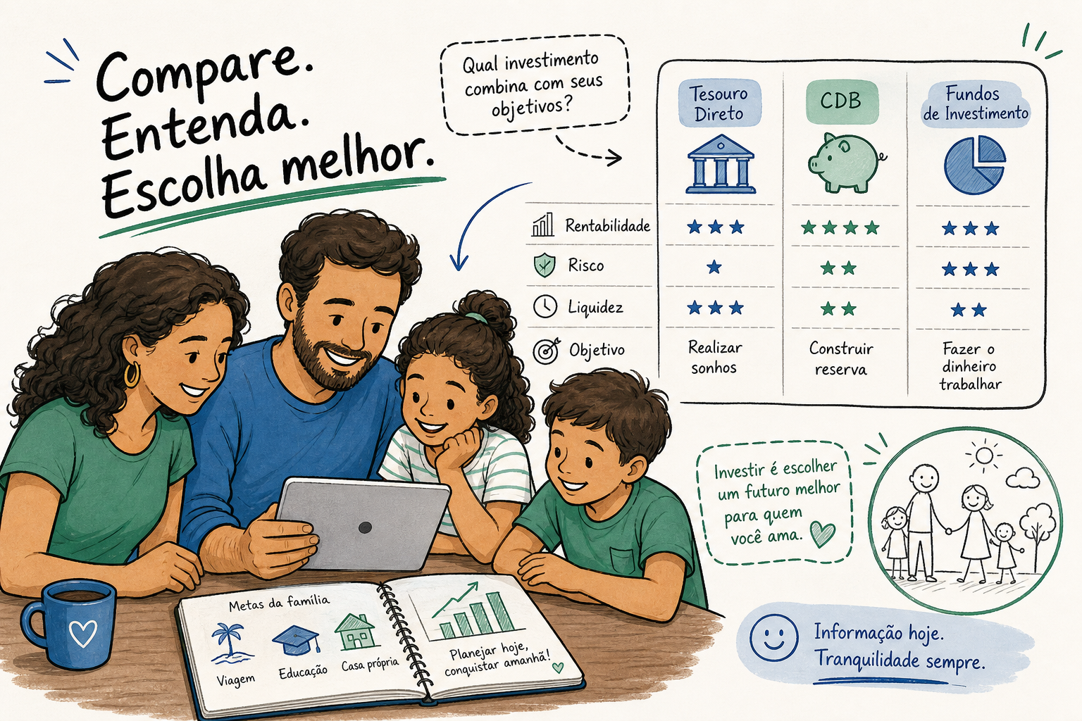 como comparar investimentos no brasil e escolher o melhor