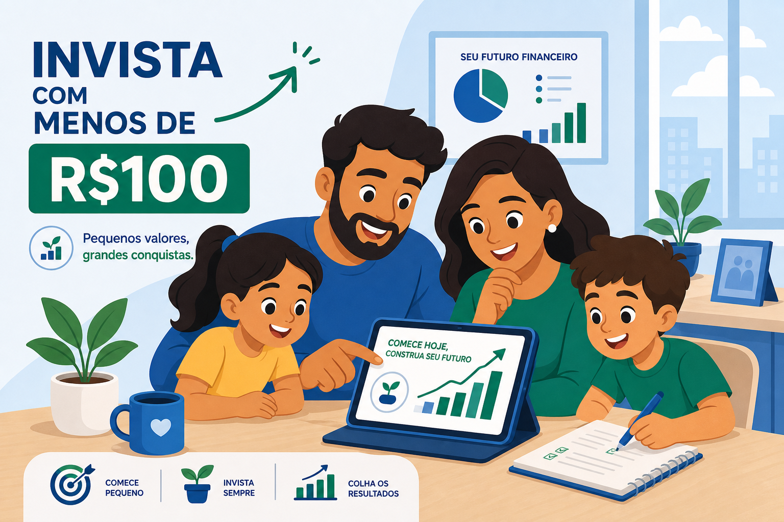 como investir com menos de r100 guia para iniciantes 1778241939376