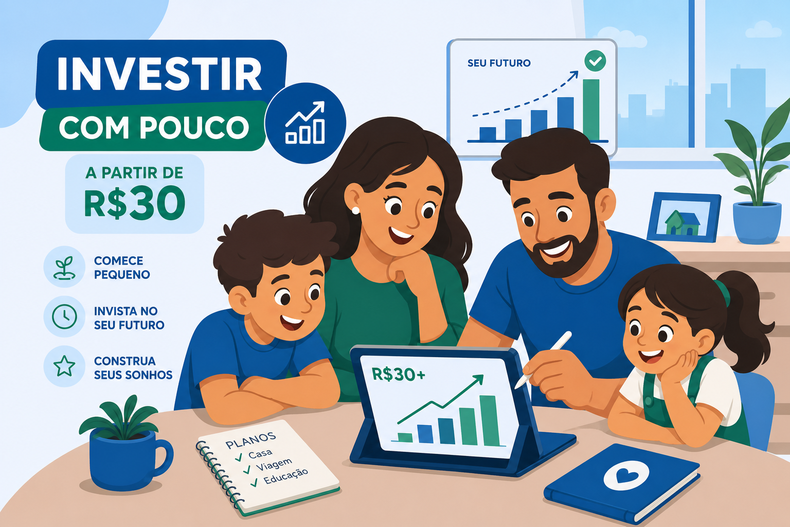investir com pouco dinheiro opes reais a partir de r30